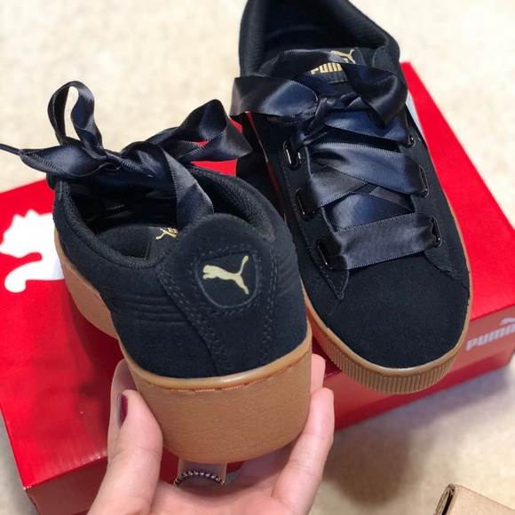 PUMA Vikky Platform Ribbon women softfoam shoe - Picture 4 of 5